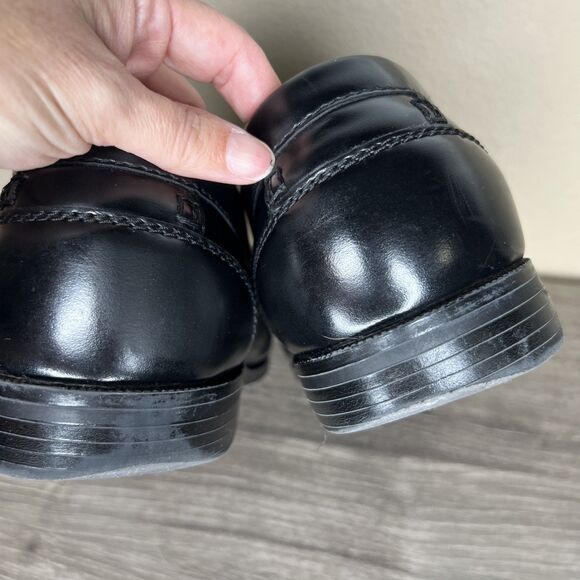 Dockers Black Penny Loafer Shoes Mens 12W Slip On Office Business Dress Preppy - Picture 8 of 10